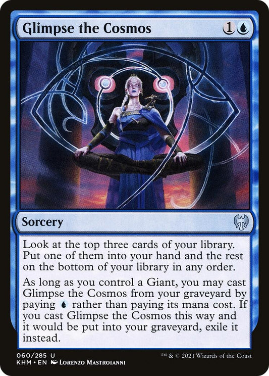 Image for Glimpse the Cosmos (60) (Kaldheim) - Magic: The Gathering