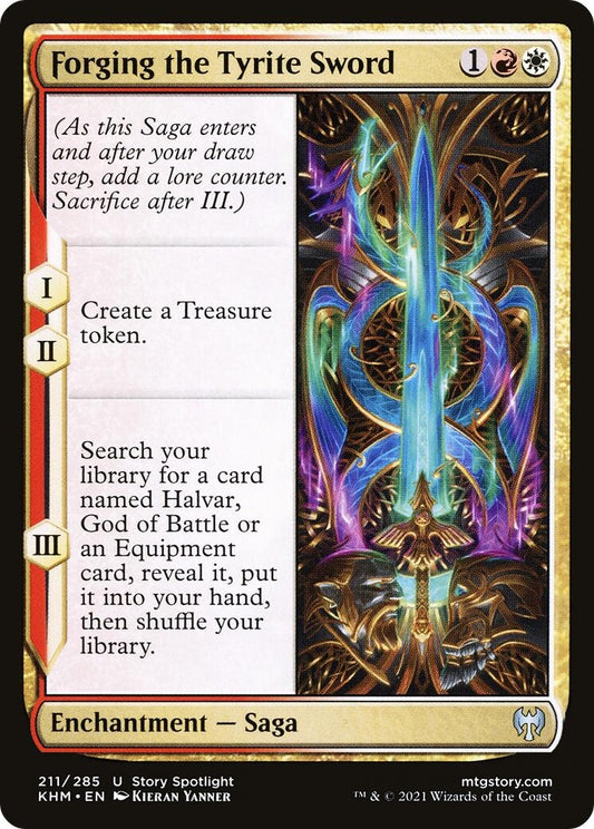 Image for Forging the Tyrite Sword (211) (Kaldheim) - Magic: The Gathering