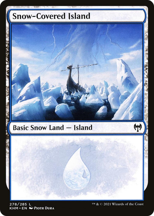 Image for Snow-Covered Island (278) (278) (Kaldheim) - Magic: The Gathering