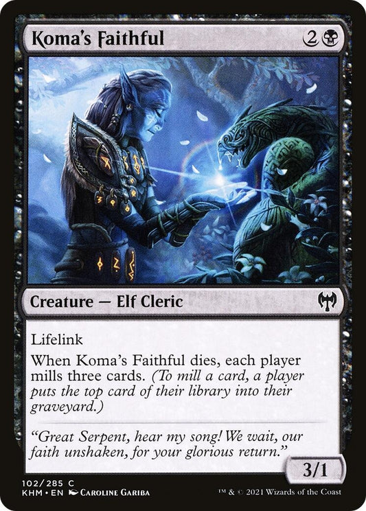 Image for Koma's Faithful (102) (Kaldheim) - Magic: The Gathering