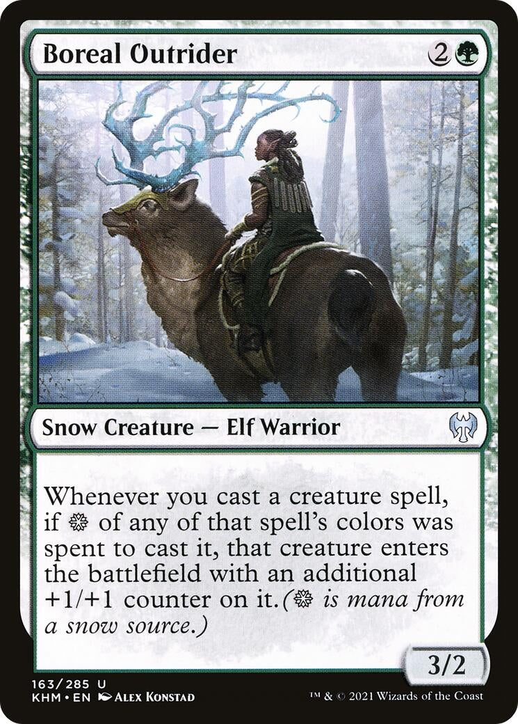 Image for Boreal Outrider (163) (Kaldheim) - Magic: The Gathering