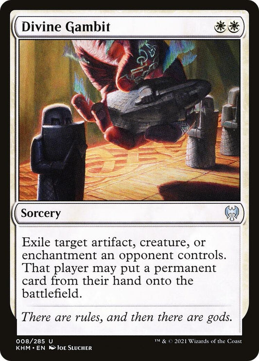 Image for Divine Gambit (8) (Kaldheim) - Magic: The Gathering
