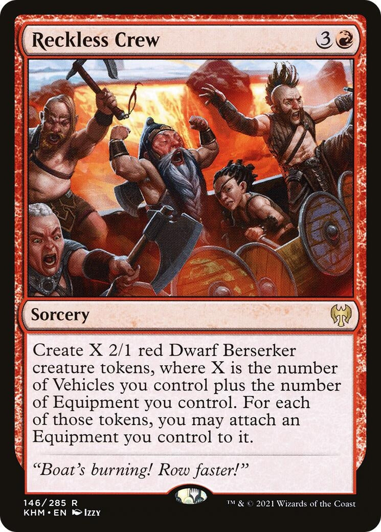 Image for Reckless Crew (146) (Kaldheim) - Magic: The Gathering