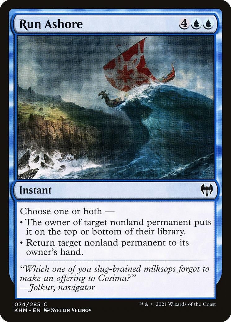 Image for Run Ashore (74) (Kaldheim) - Magic: The Gathering