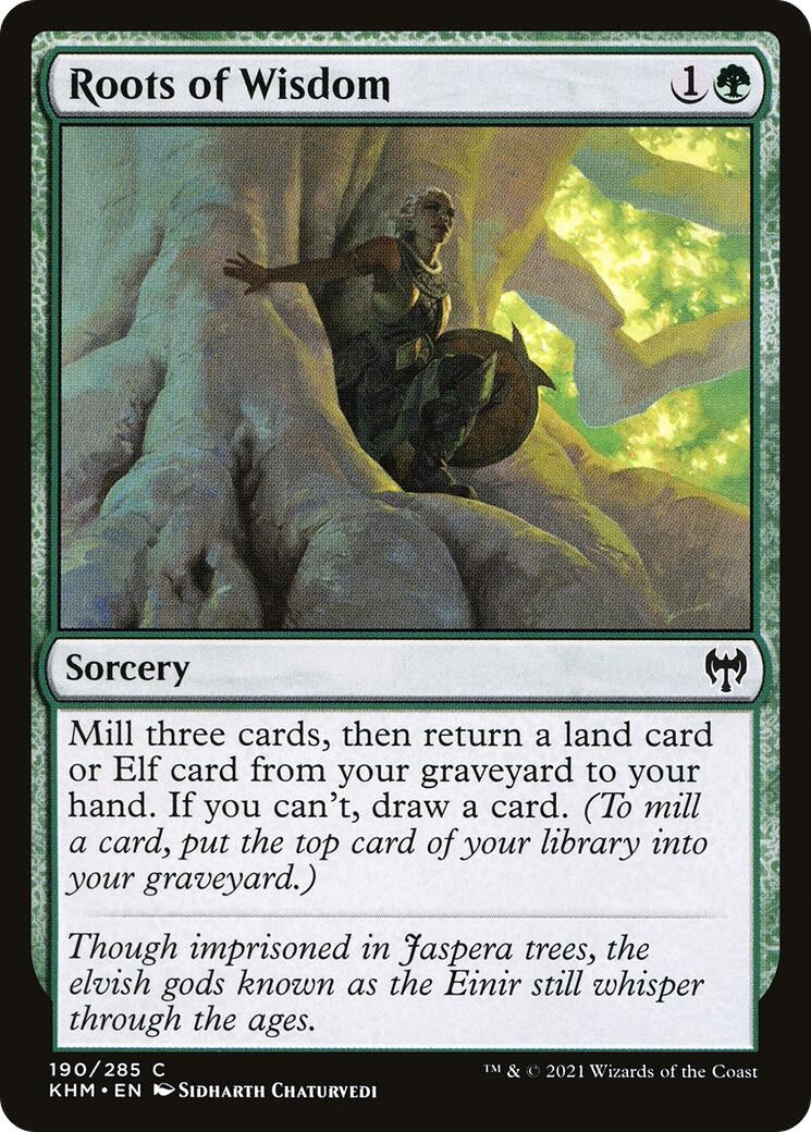 Image for Roots of Wisdom (190) (Kaldheim) - Magic: The Gathering