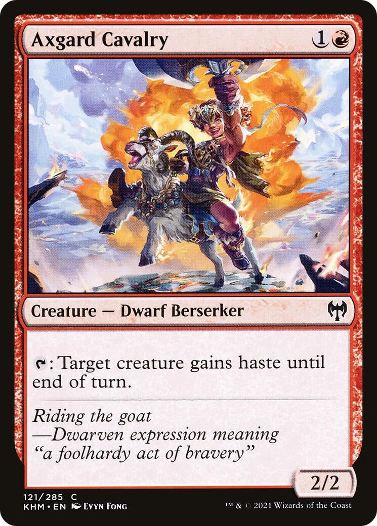 Image for Axgard Cavalry (121) (Kaldheim) - Magic: The Gathering