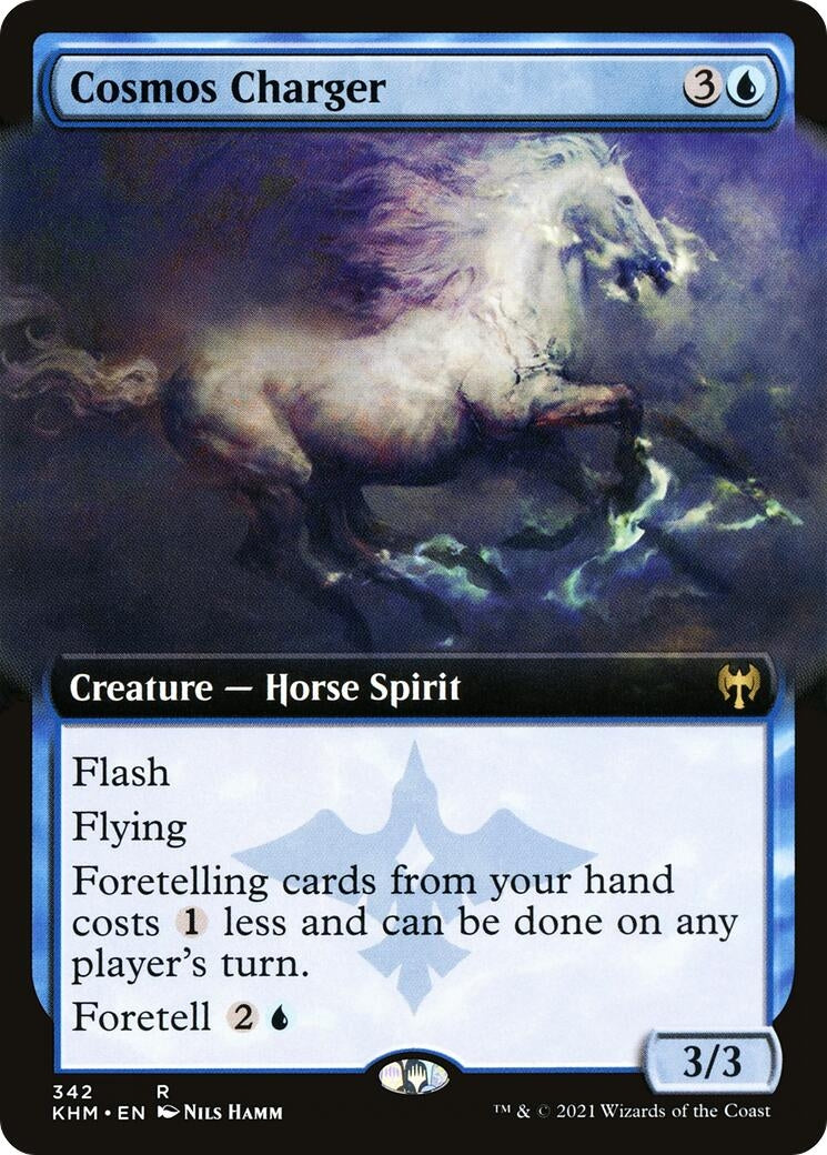 Image for Cosmos Charger (Extended Art) (342) (Kaldheim) - Magic: The Gathering