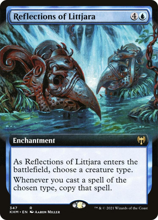 Image for Reflections of Littjara (Extended Art) (347) (Kaldheim) - Magic: The Gathering