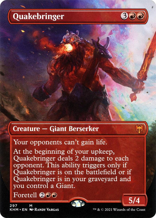 Image for Quakebringer (Borderless) (297) (Kaldheim) - Magic: The Gathering