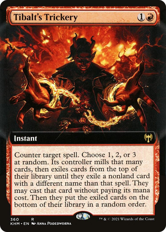 Image for Tibalt's Trickery (Extended Art) (360) (Kaldheim) - Magic: The Gathering