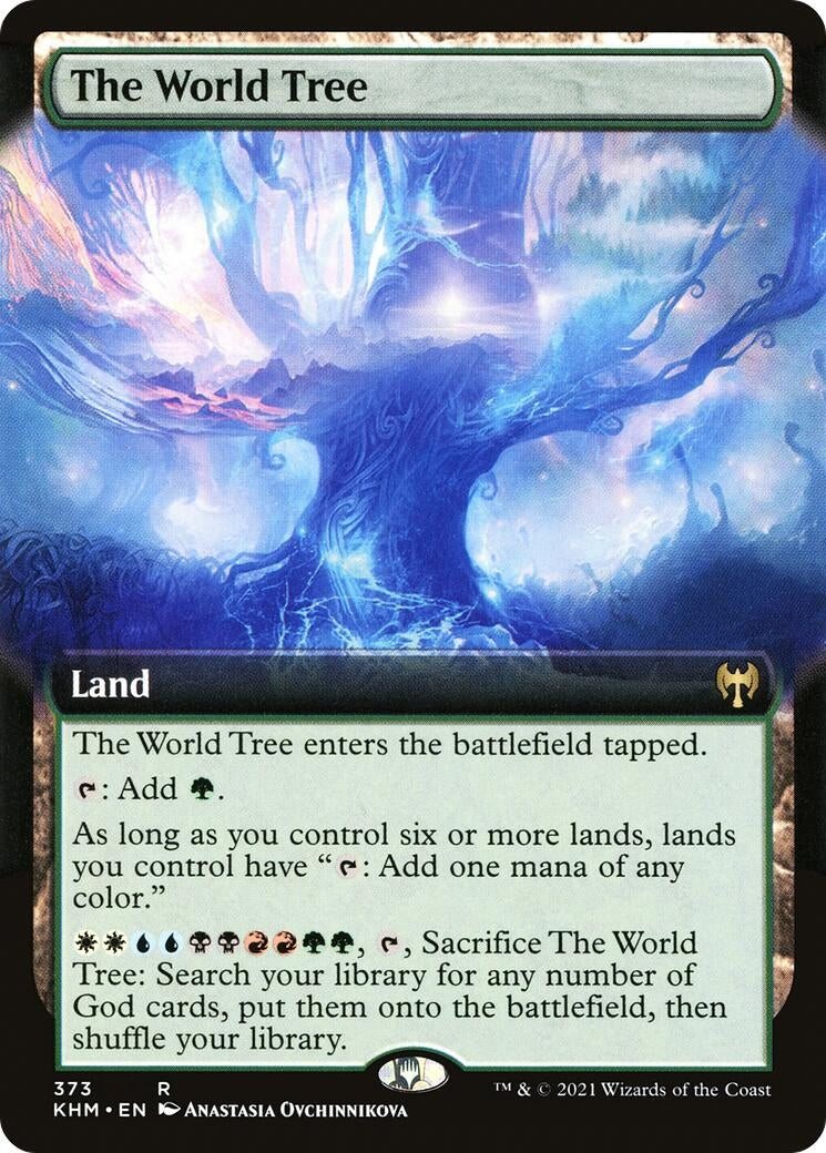 Image for The World Tree (Extended Art) (373) (Kaldheim) - Magic: The Gathering