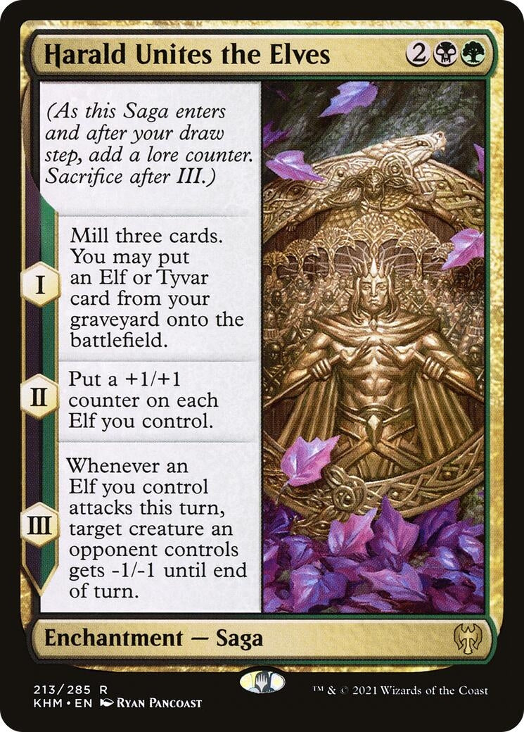 Image for Harald Unites the Elves (213) (Kaldheim) - Magic: The Gathering