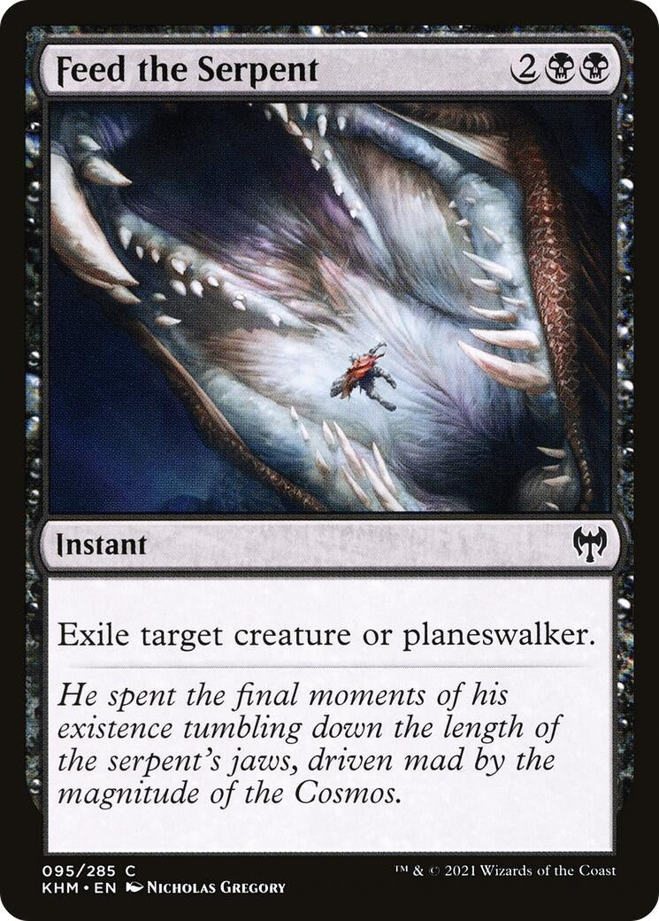 Image for Feed the Serpent (95) (Kaldheim) - Magic: The Gathering