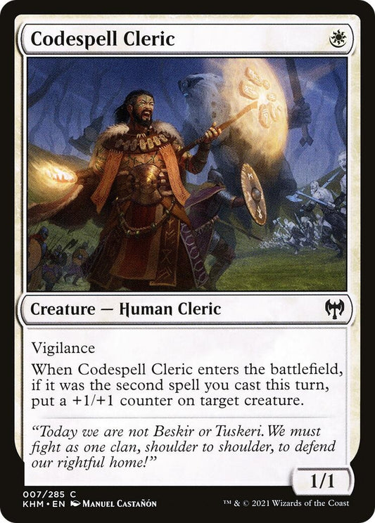 Image for Codespell Cleric (7) (Kaldheim) - Magic: The Gathering