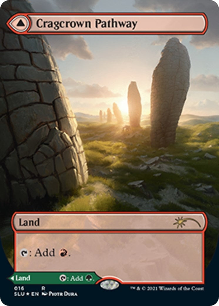 Image for Cragcrown Pathway (Borderless) (16) (Secret Lair Series) - Magic: The Gathering