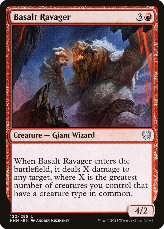 Image for Basalt Ravager (122) (Kaldheim) - Magic: The Gathering