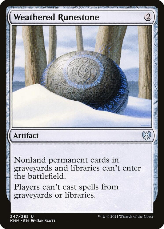 Image for Weathered Runestone (247) (Kaldheim) - Magic: The Gathering