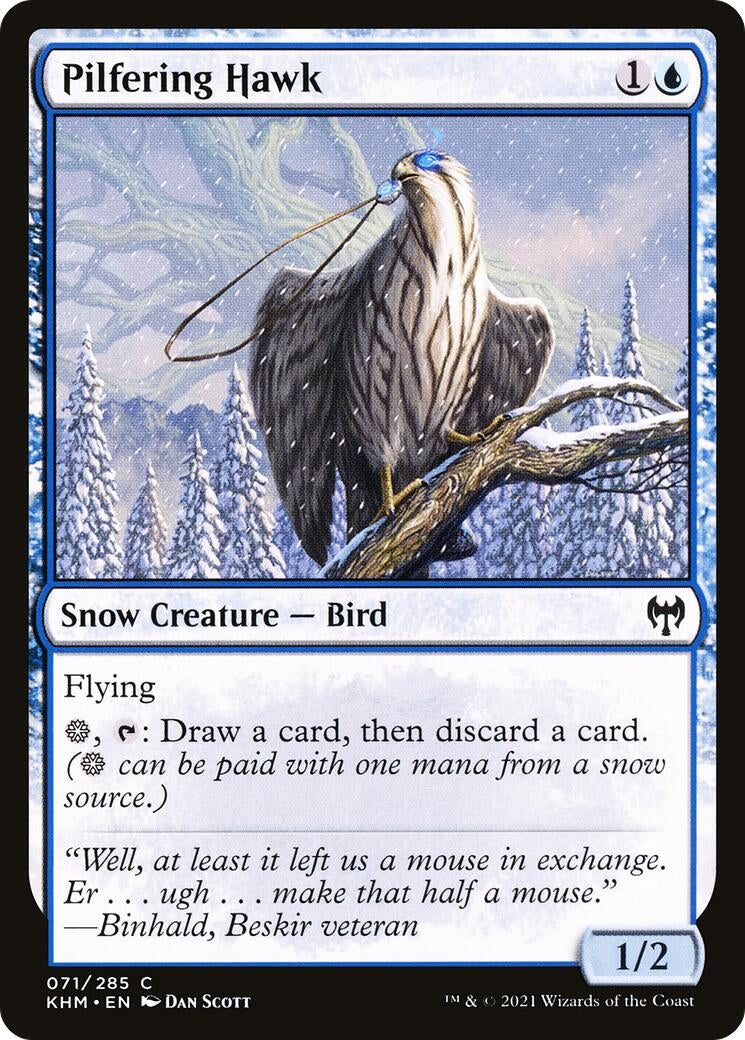 Image for Pilfering Hawk (71) (Kaldheim) - Magic: The Gathering
