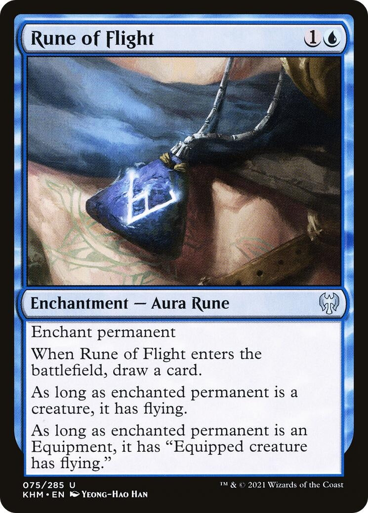Image for Rune of Flight (75) (Kaldheim) - Magic: The Gathering