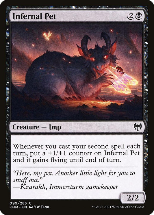 Image for Infernal Pet (99) (Kaldheim) - Magic: The Gathering