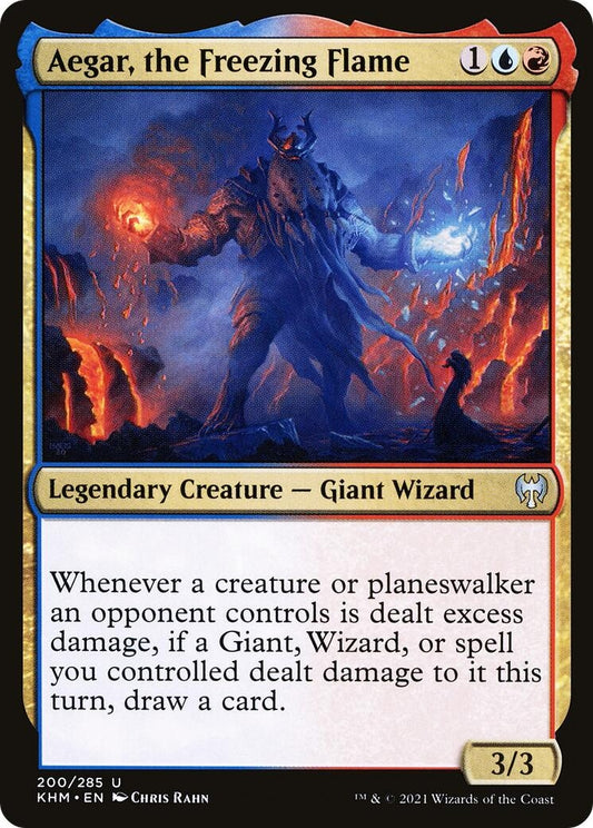 Image for Aegar, the Freezing Flame (200) (Kaldheim) - Magic: The Gathering