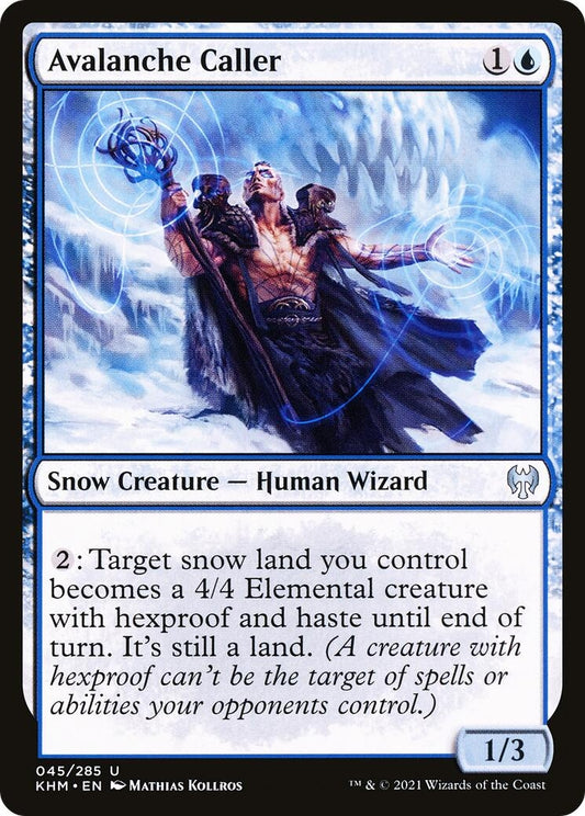 Image for Avalanche Caller (45) (Kaldheim) - Magic: The Gathering