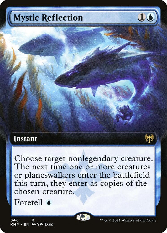 Image for Mystic Reflection (Extended Art) (346) (Kaldheim) - Magic: The Gathering