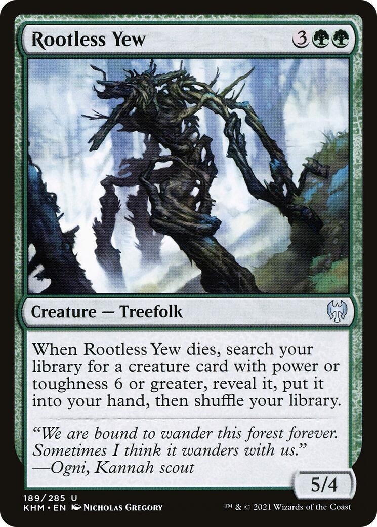 Image for Rootless Yew (189) (Kaldheim) - Magic: The Gathering