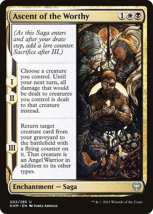 Image for Ascent of the Worthy (202) (Kaldheim) - Magic: The Gathering