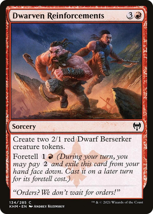 Image for Dwarven Reinforcements (134) (Kaldheim) - Magic: The Gathering