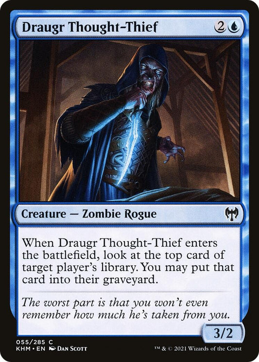 Image for Draugr Thought-Thief (55) (Kaldheim) - Magic: The Gathering