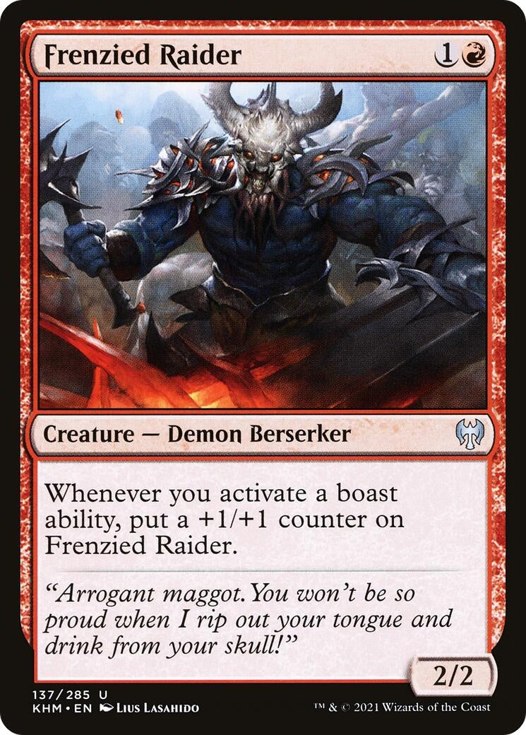 Image for Frenzied Raider (137) (Kaldheim) - Magic: The Gathering
