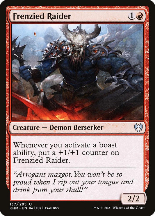 Image for Frenzied Raider (137) (Kaldheim) - Magic: The Gathering