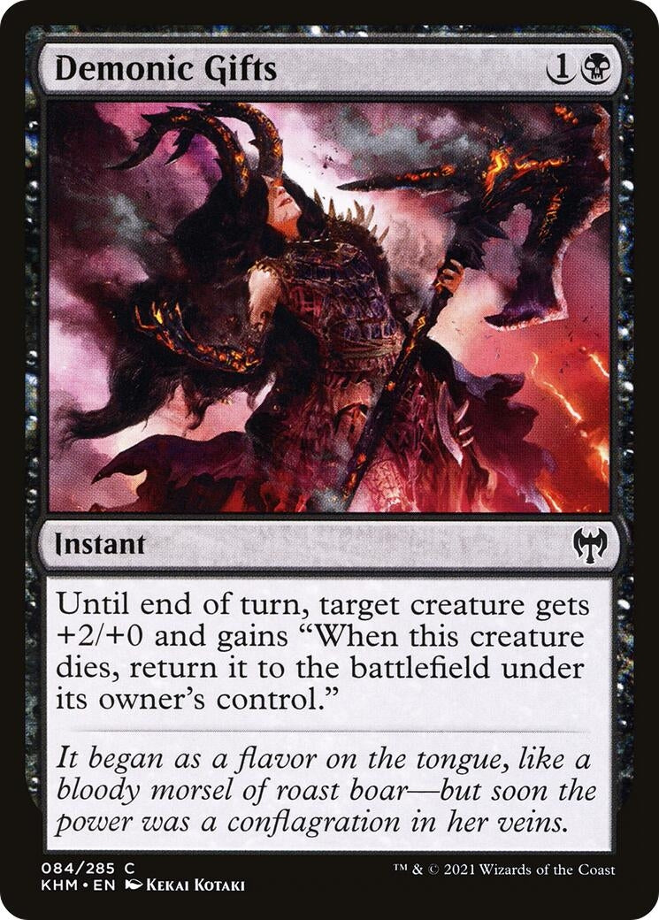 Image for Demonic Gifts (84) (Kaldheim) - Magic: The Gathering