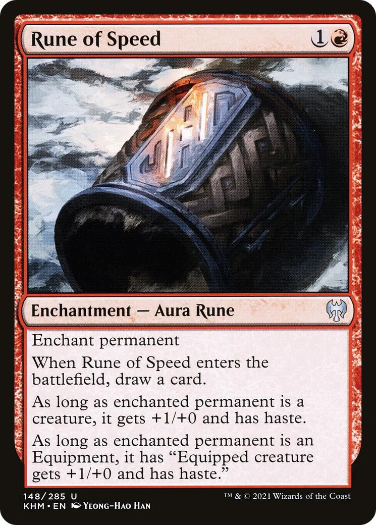Image for Rune of Speed (148) (Kaldheim) - Magic: The Gathering