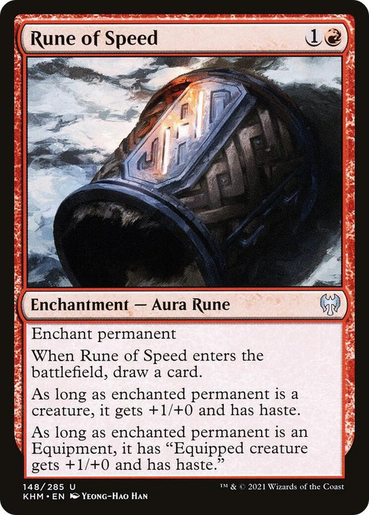 Image for Rune of Speed (148) (Kaldheim) - Magic: The Gathering