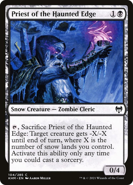 Image for Priest of the Haunted Edge (104) (Kaldheim) - Magic: The Gathering