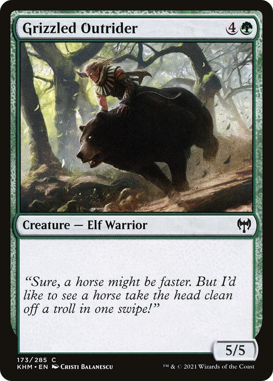 Image for Grizzled Outrider (173) (Kaldheim) - Magic: The Gathering