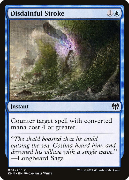 Image for Disdainful Stroke (54) (Kaldheim) - Magic: The Gathering