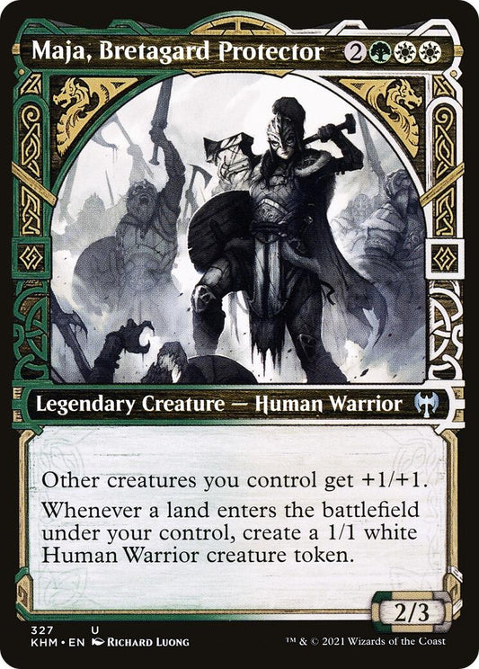 Image for Maja, Bretagard Protector (Showcase) (327) (Kaldheim) - Magic: The Gathering