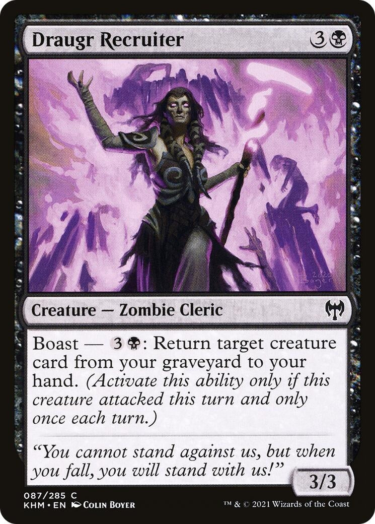 Image for Draugr Recruiter (87) (Kaldheim) - Magic: The Gathering
