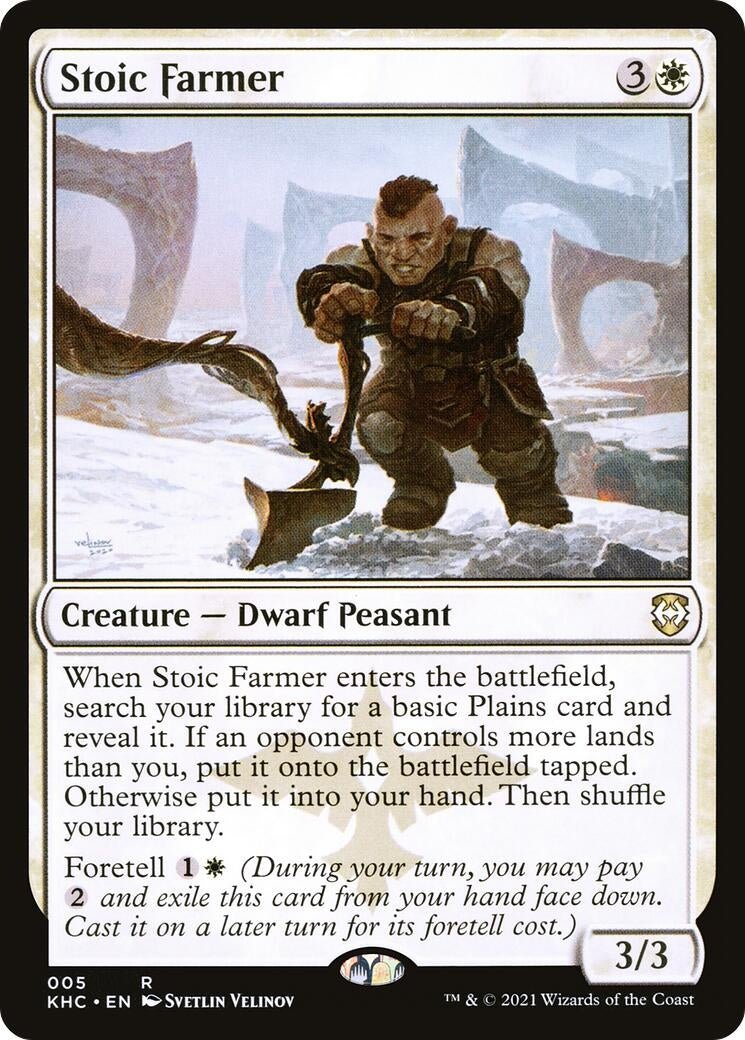 Image for Stoic Farmer (5) (Commander: Kaldheim) - Magic: The Gathering