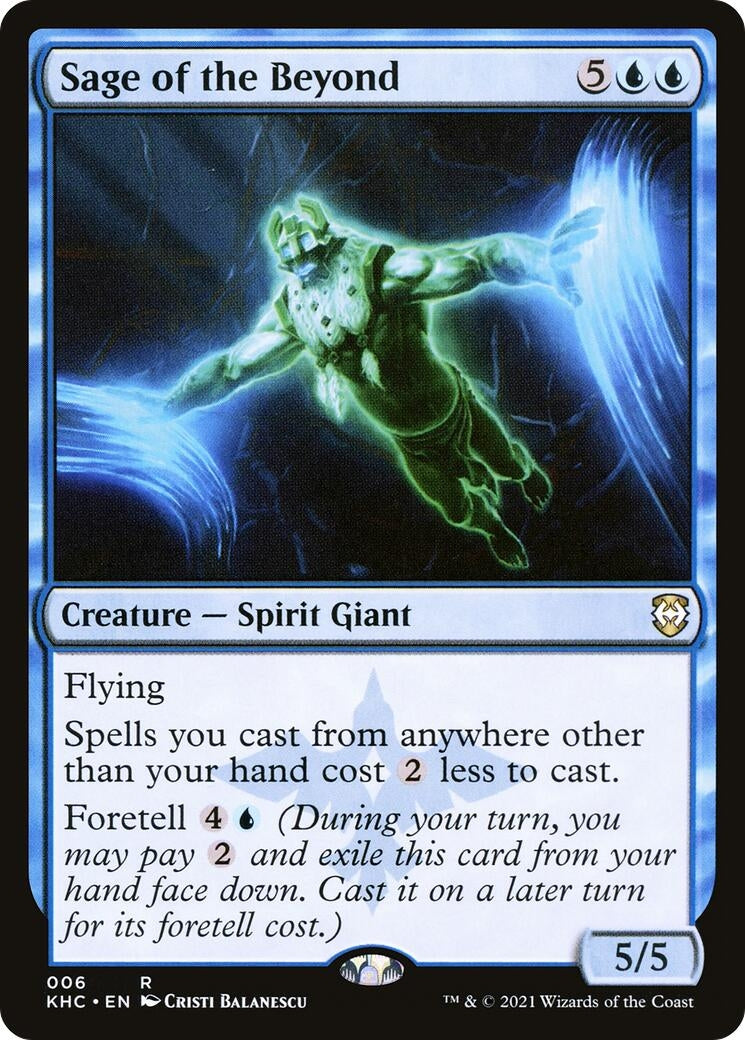 Image for Sage of the Beyond (6) (Commander: Kaldheim) - Magic: The Gathering