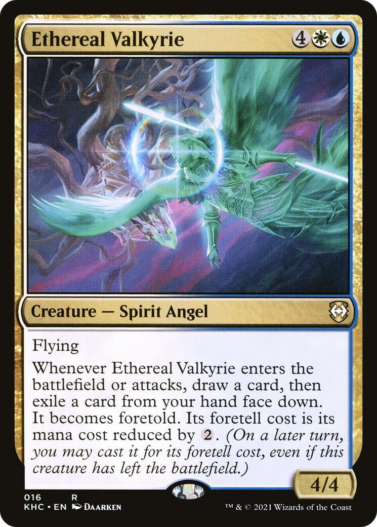 Image for Ethereal Valkyrie (16) (Commander: Kaldheim) - Magic: The Gathering