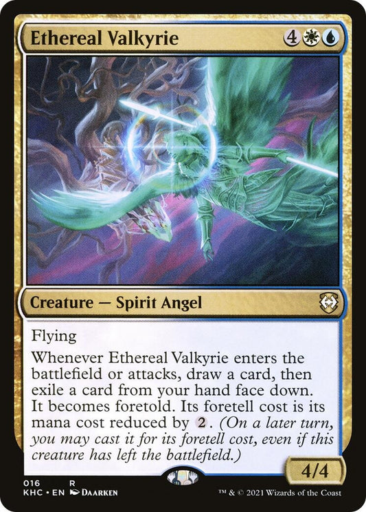 Image for Ethereal Valkyrie (16) (Commander: Kaldheim) - Magic: The Gathering