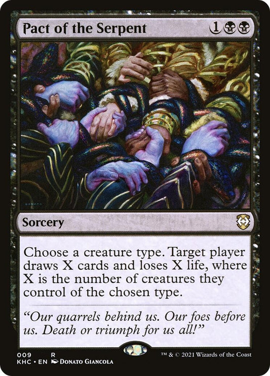 Image for Pact of the Serpent (9) (Commander: Kaldheim) - Magic: The Gathering