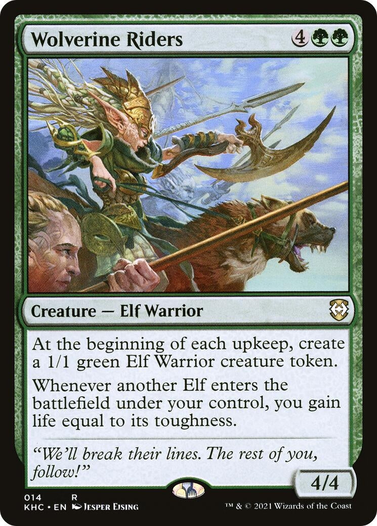 Image for Wolverine Riders (14) (Commander: Kaldheim) - Magic: The Gathering