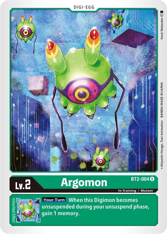 Image for Argomon - BT2-004 (BT2-004 U) (Release Special Booster 1.5) - Digimon Card Game