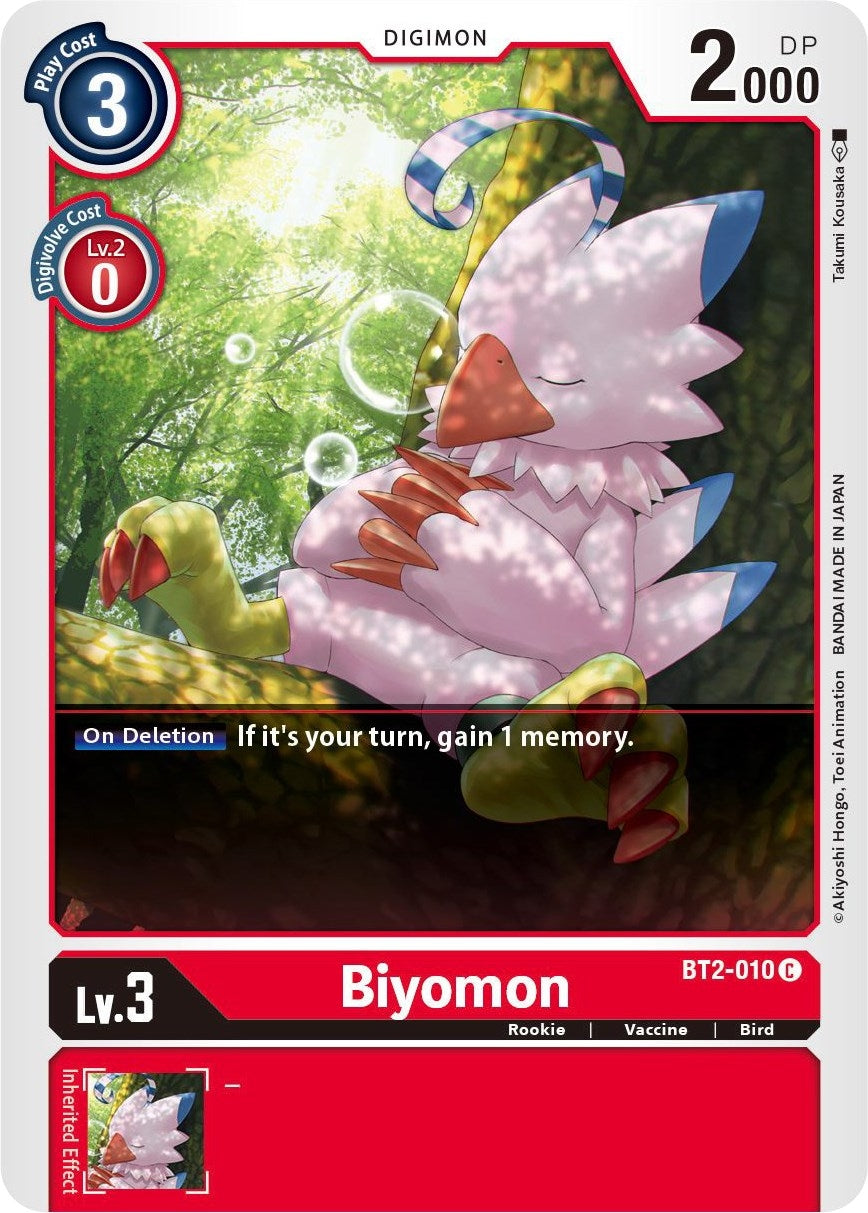 Image for Biyomon - BT2-010 (BT2-010 C) (Release Special Booster 1.5) - Digimon Card Game