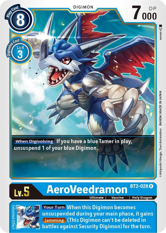 Image for AeroVeedramon (BT2-028 R) (Release Special Booster 1.5) - Digimon Card Game